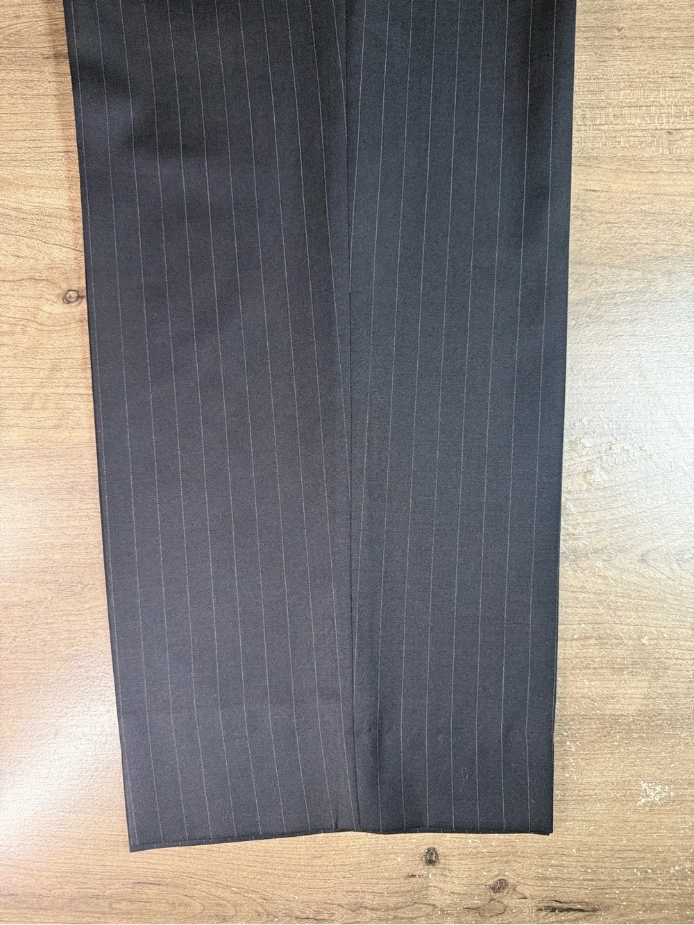 Vintage Museo Ruffini Italy 100% Wool Mens Pin Stripe Dress Pants Trousers 34x31